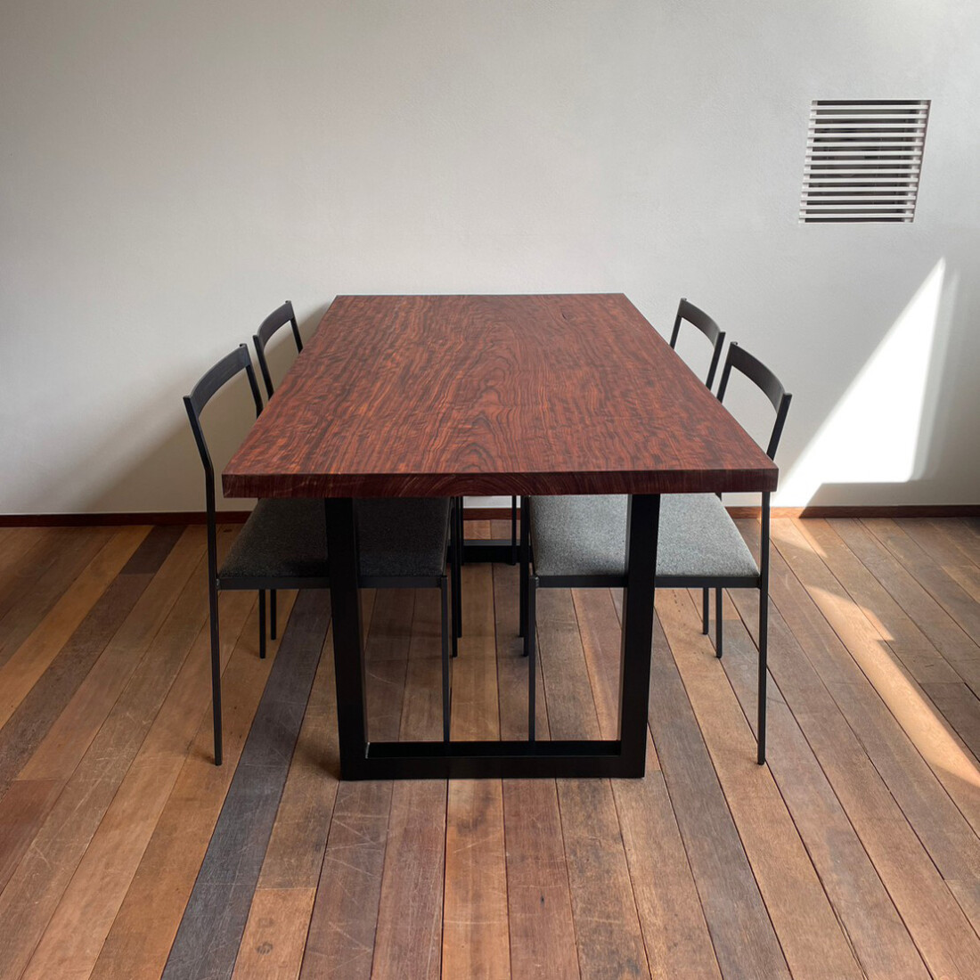 一枚板 一枚板テーブル 1500 ブビンガ ＃634 – 一枚板 一枚板テーブル 