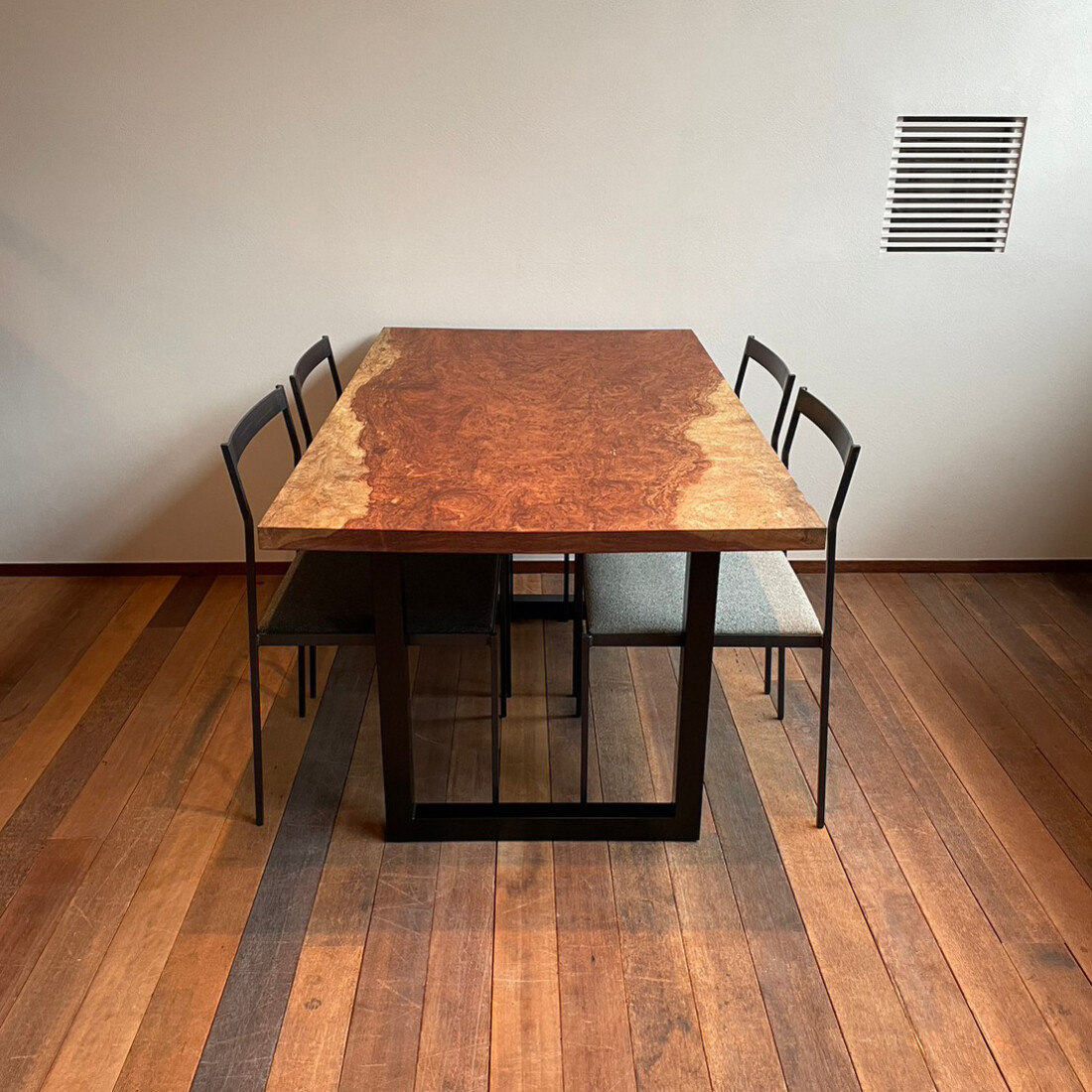 一枚板 一枚板テーブル 1500 ブビンガ ＃641 – 一枚板の通販 rewood