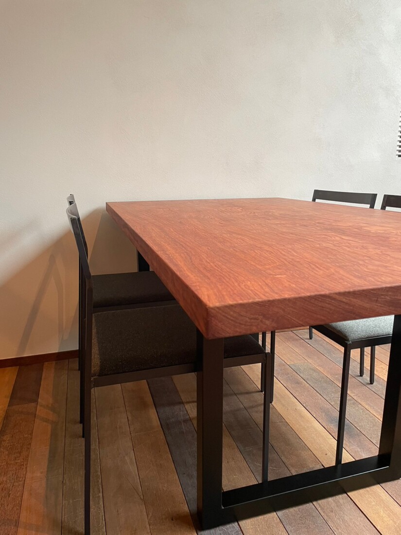 一枚板 一枚板テーブル 1490 ブビンガ ＃1270 – 一枚板の通販 rewood