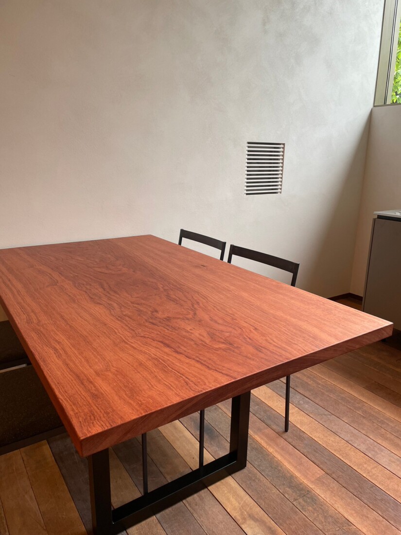 一枚板 一枚板テーブル 1500 ブビンガ ＃1260 – 一枚板の通販 rewood