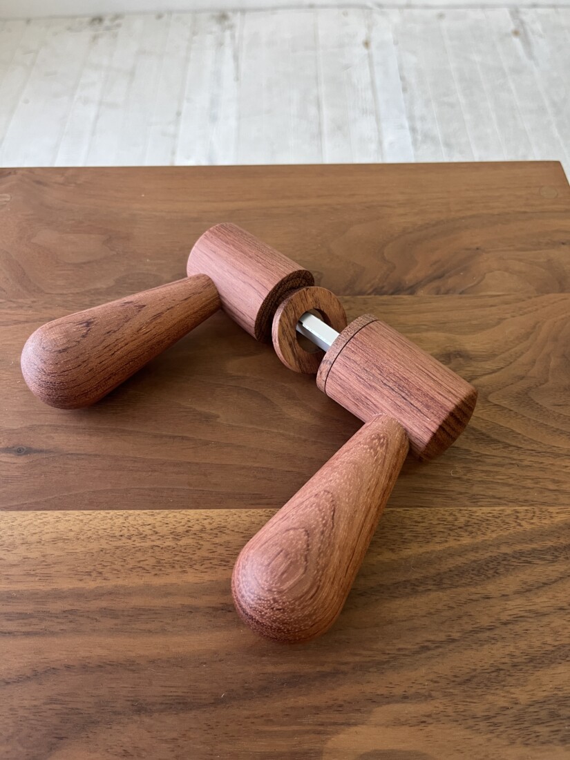 doorleverhandle　bubinga　 #05-001