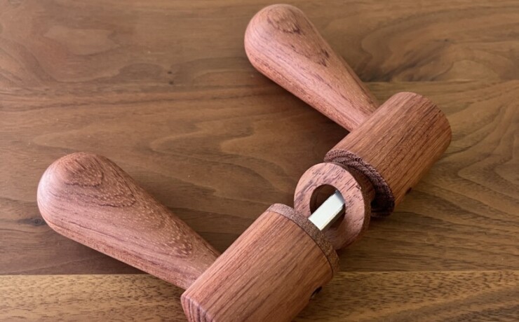 doorleverhandle　bubinga　 #05-001