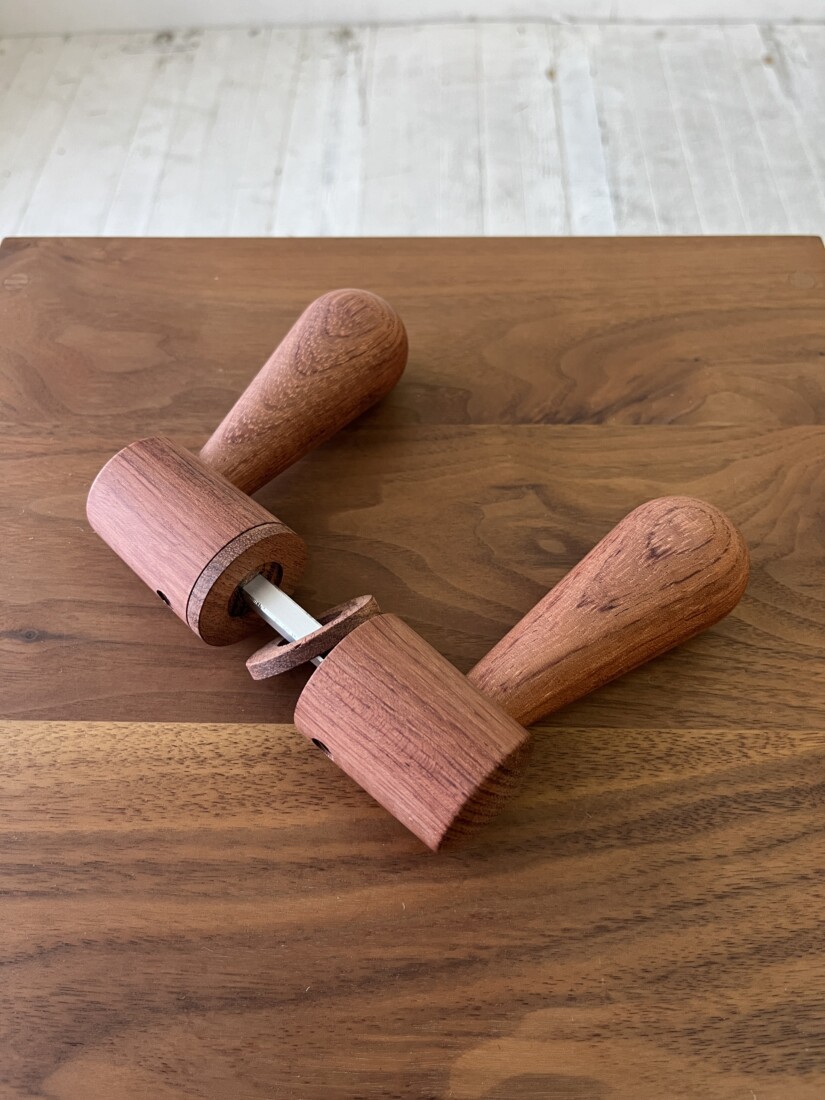 doorleverhandle　bubinga　 #05-001