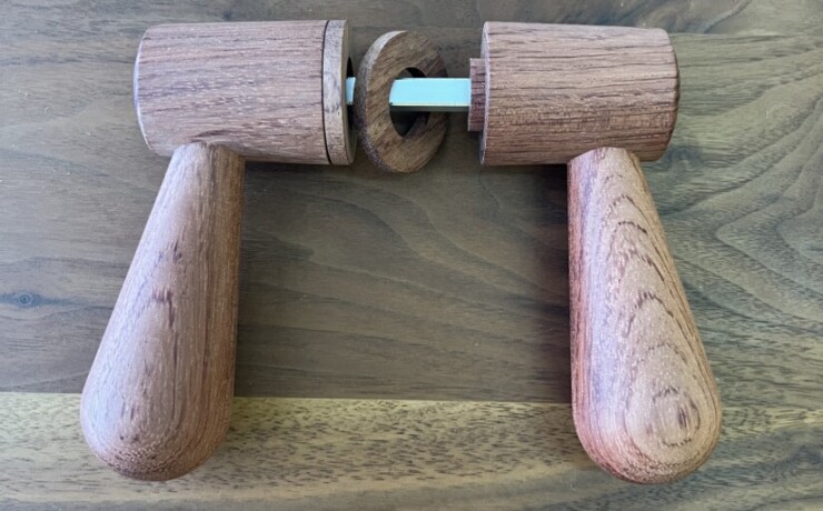 doorleverhandle　bubinga　 #05-001