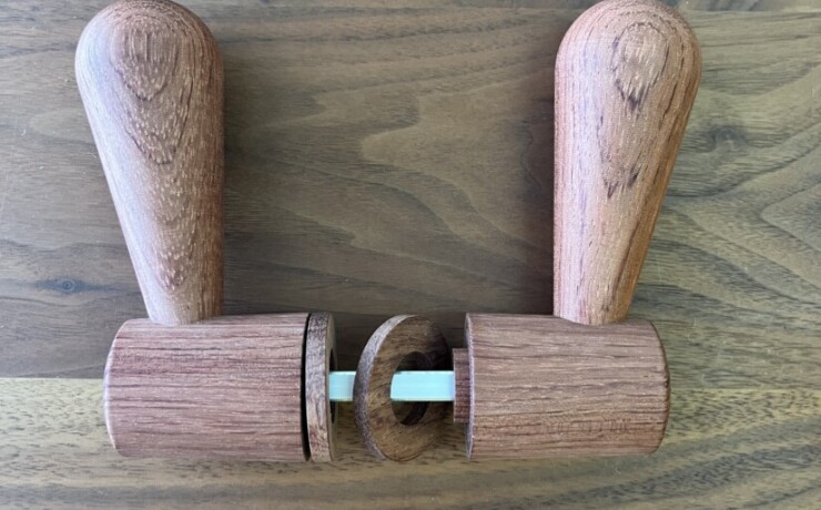 doorleverhandle　bubinga　 #05-001