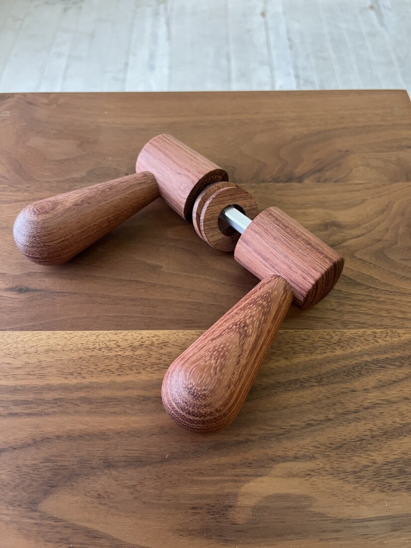 doorleverhandle　bubinga　 #05-002