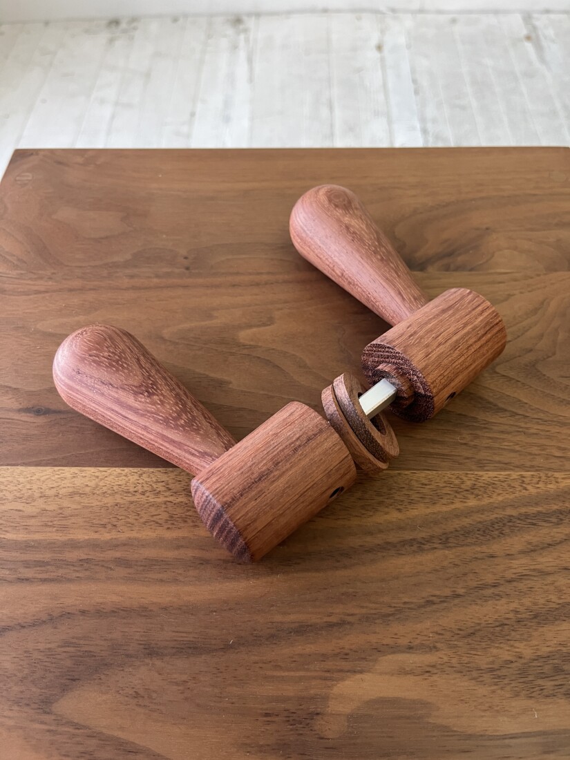 doorleverhandle　bubinga　 #05-002