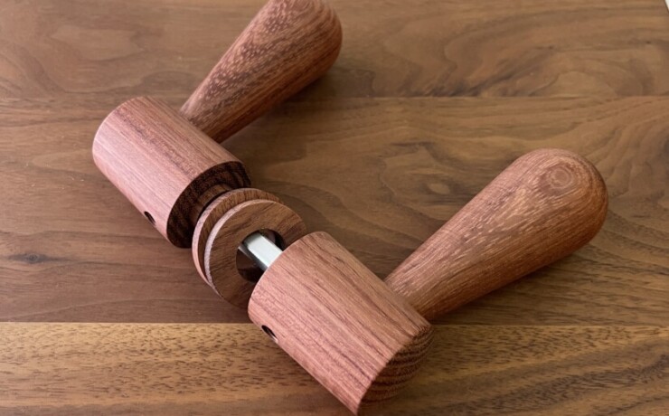 doorleverhandle　bubinga　 #05-002