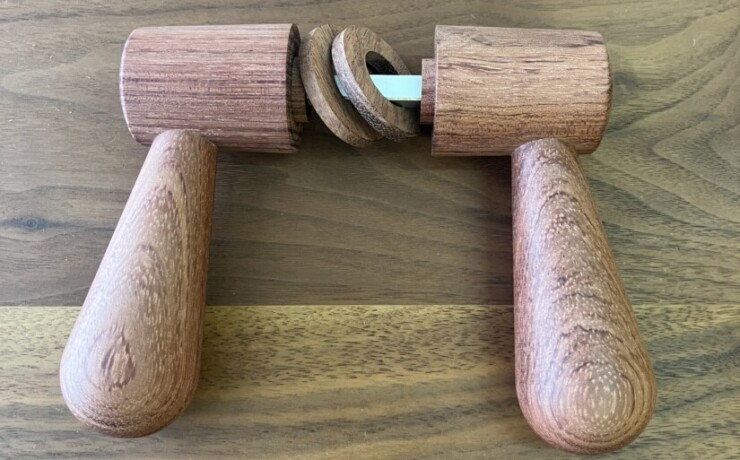 doorleverhandle　bubinga　 #05-002