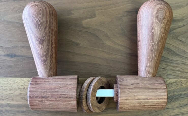 doorleverhandle　bubinga　 #05-002