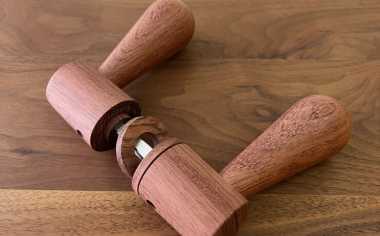 doorleverhandle　bubinga　 #05-003