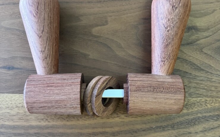 doorleverhandle　bubinga　 #05-003