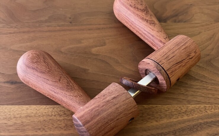 doorleverhandle　bubinga　 #05-004