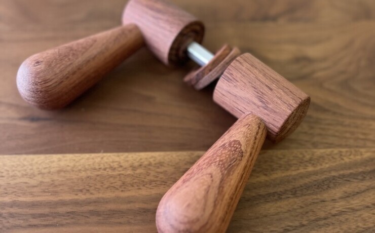 doorleverhandle　bubinga　 #05-004