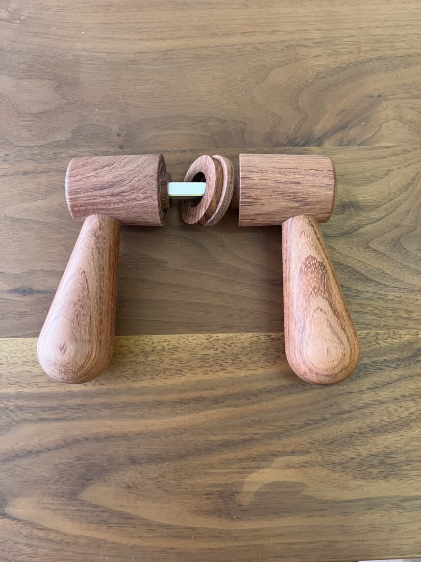 doorleverhandle　bubinga　 #05-004