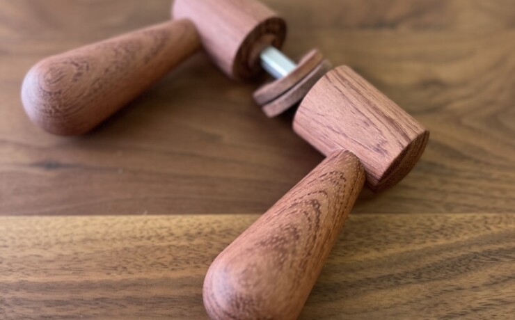 doorleverhandle　bubinga　 #05-005