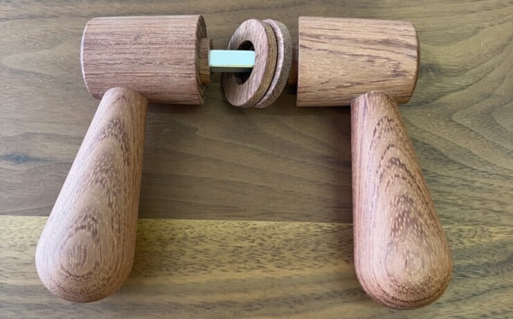 doorleverhandle　bubinga　 #05-005