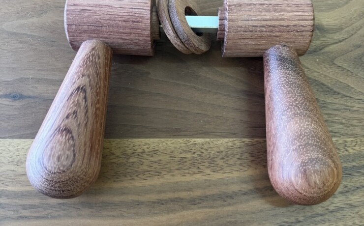 doorleverhandle　bubinga　 #05-006