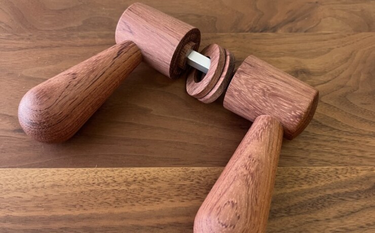 doorleverhandle　bubinga　 #05-007