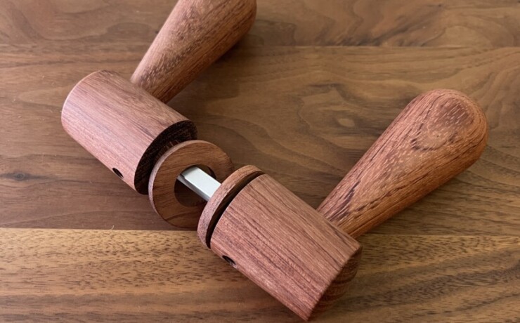 doorleverhandle　bubinga　 #05-007