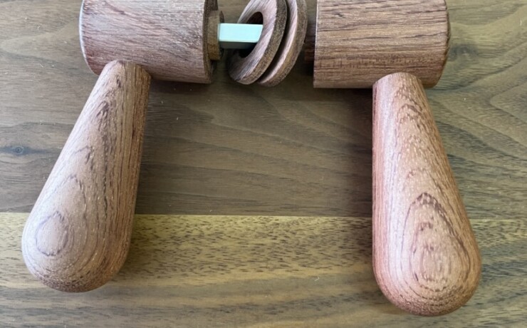 doorleverhandle　bubinga　 #05-007