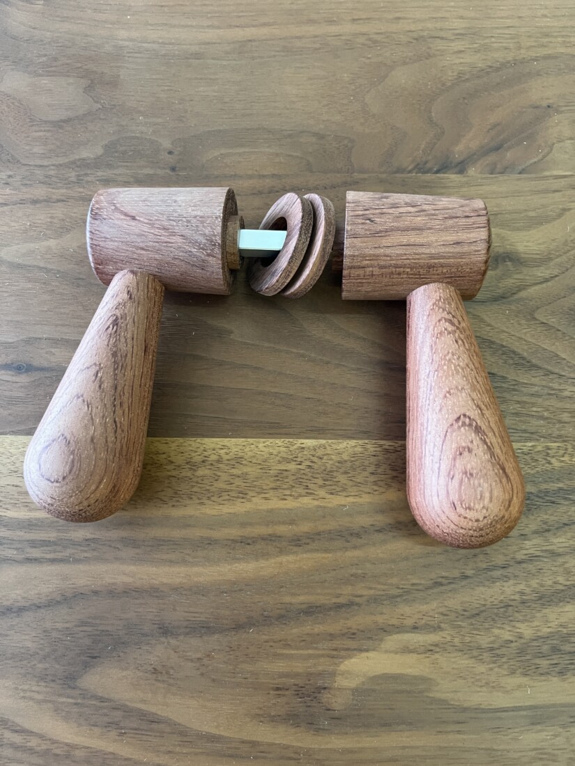 doorleverhandle　bubinga　 #05-007