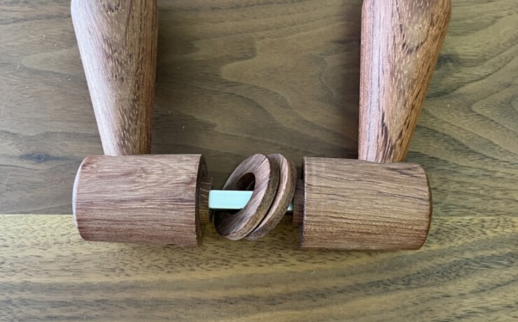 doorleverhandle　bubinga　 #05-007