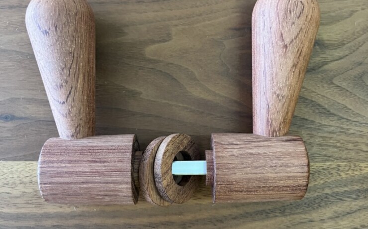 doorleverhandle　bubinga　 #05-008