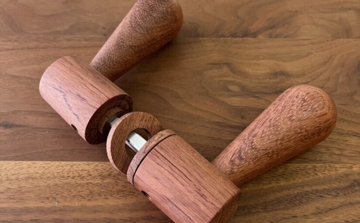 doorleverhandle　bubinga　 #05-009