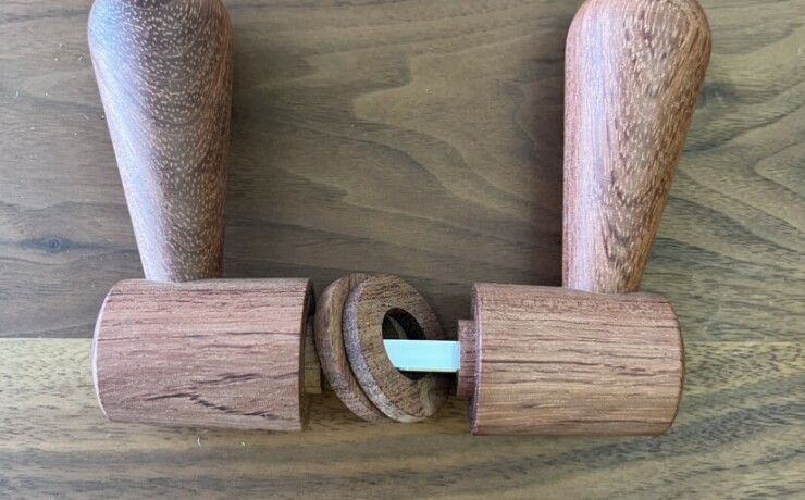 doorleverhandle　bubinga　 #05-009