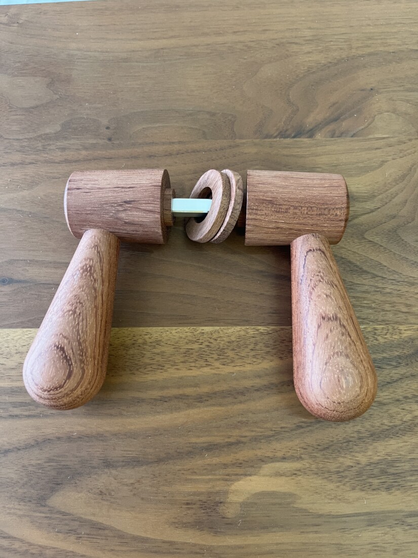 doorleverhandle　bubinga　 #05-010