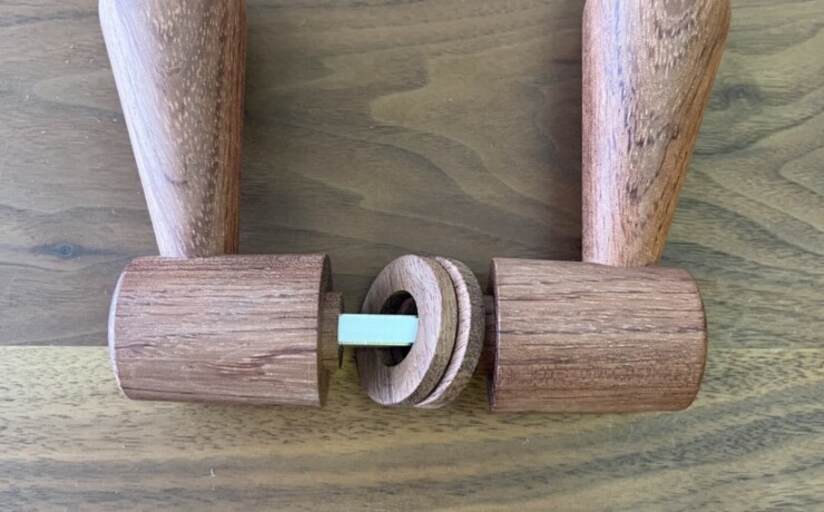 doorleverhandle　bubinga　 #05-010