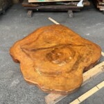 下段　一枚板　古材 古材 一枚板 一枚板テーブル 未仕上 トチ材 輪切り 一枚板 #744 – 一枚