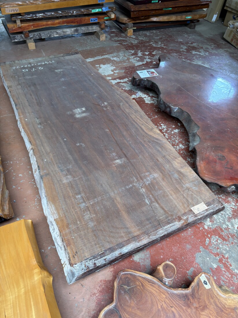 古材 一枚板 一枚板テーブル 未仕上 プレミアム ＃1800 タブ材 – 一枚