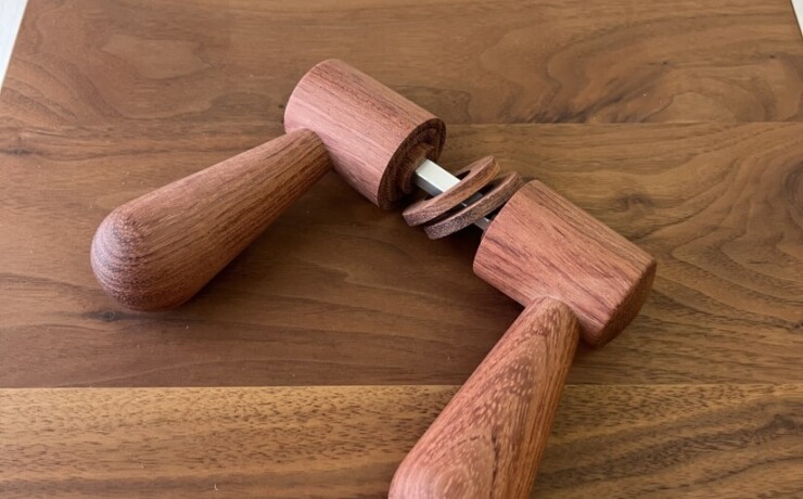 doorleverhandle　bubinga　 #06-001