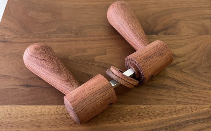 doorleverhandle　bubinga　 #06-001