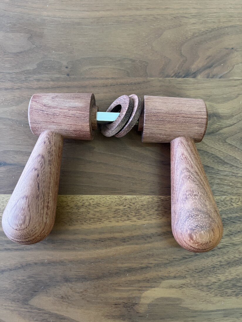 doorleverhandle　bubinga　 #06-001