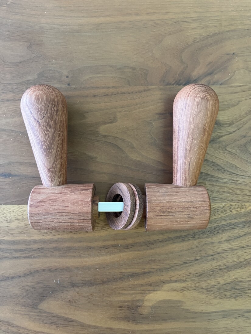 doorleverhandle　bubinga　 #06-001