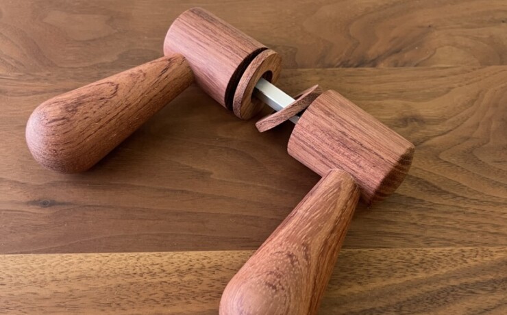 doorleverhandle　bubinga　 #06-002