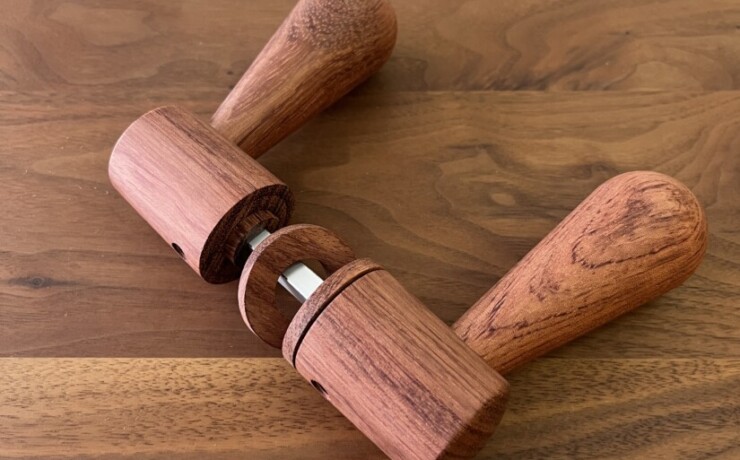 doorleverhandle　bubinga　 #06-002