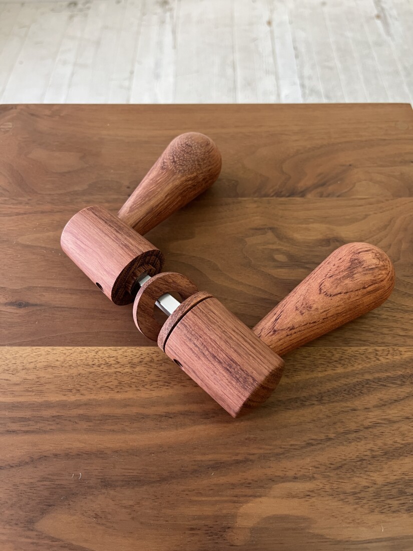 doorleverhandle　bubinga　 #06-002