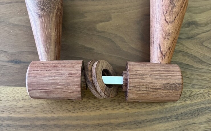 doorleverhandle　bubinga　 #06-002