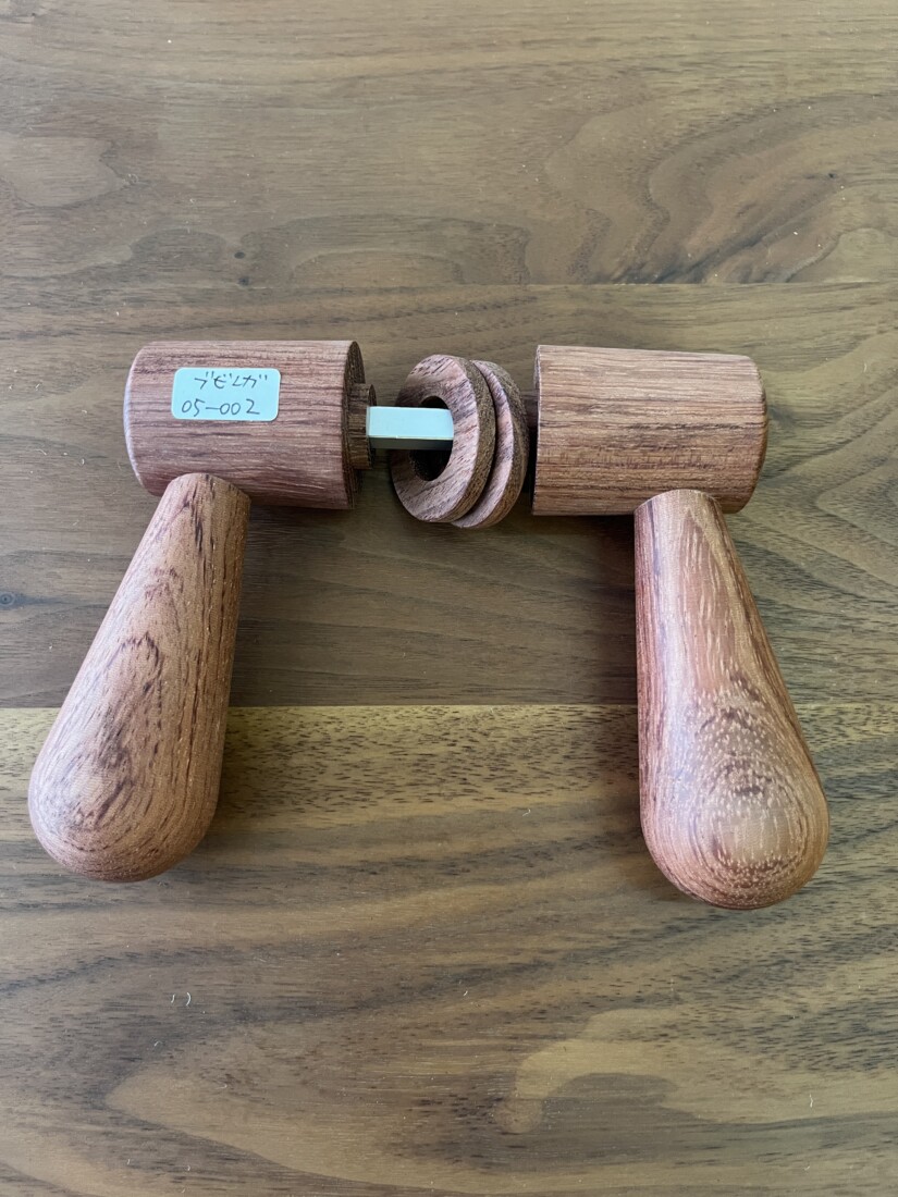 doorleverhandle　bubinga　 #06-002