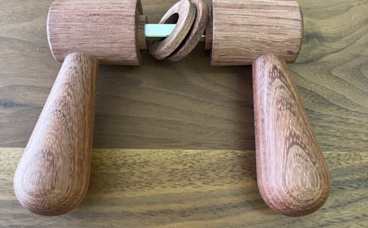 doorleverhandle　bubinga　 #06-003