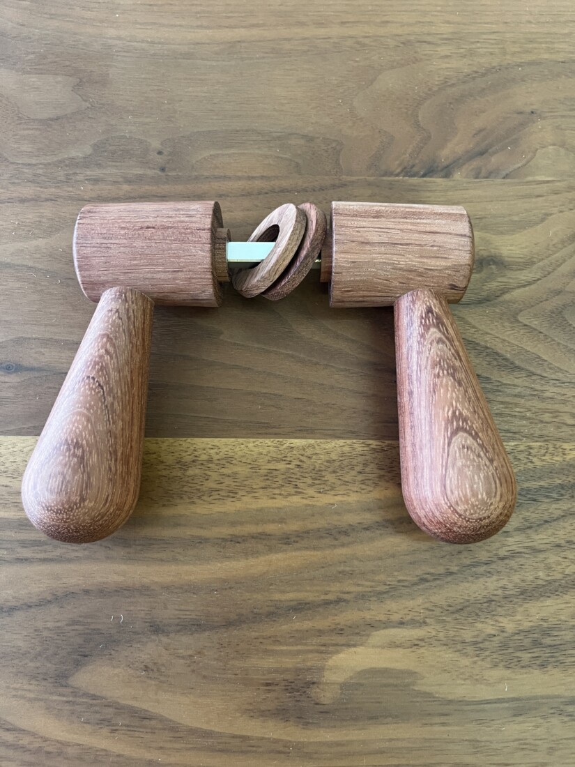 doorleverhandle　bubinga　 #06-003