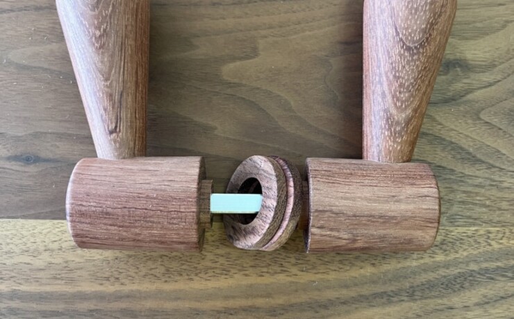 doorleverhandle　bubinga　 #06-003
