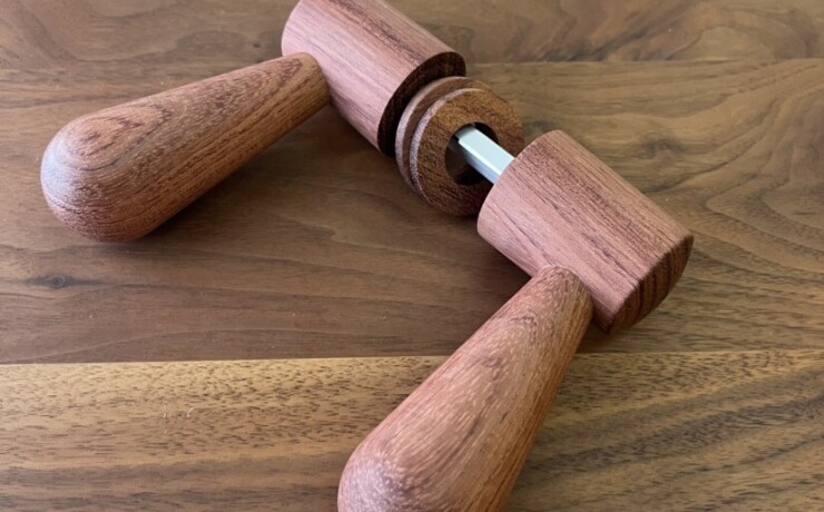 doorleverhandle　bubinga　 #06-004