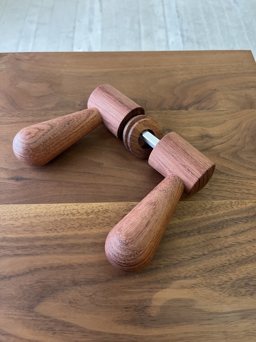 doorleverhandle　bubinga　 #06-004