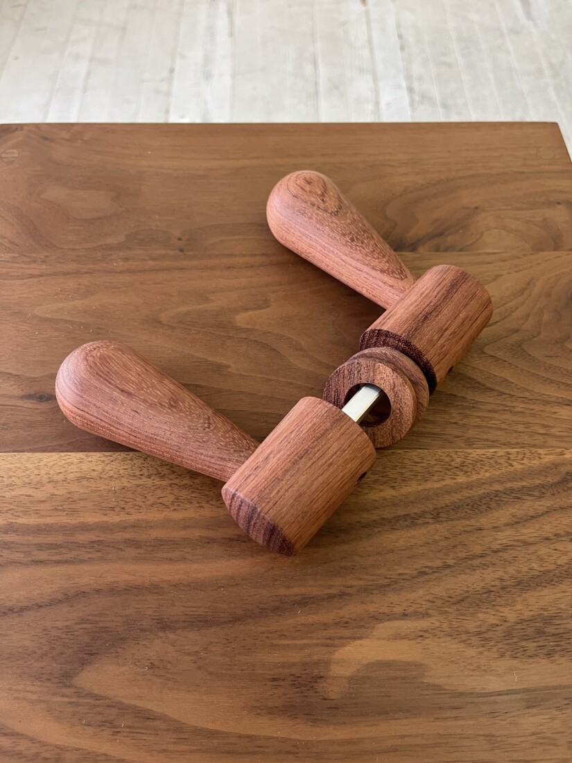 doorleverhandle　bubinga　 #06-004