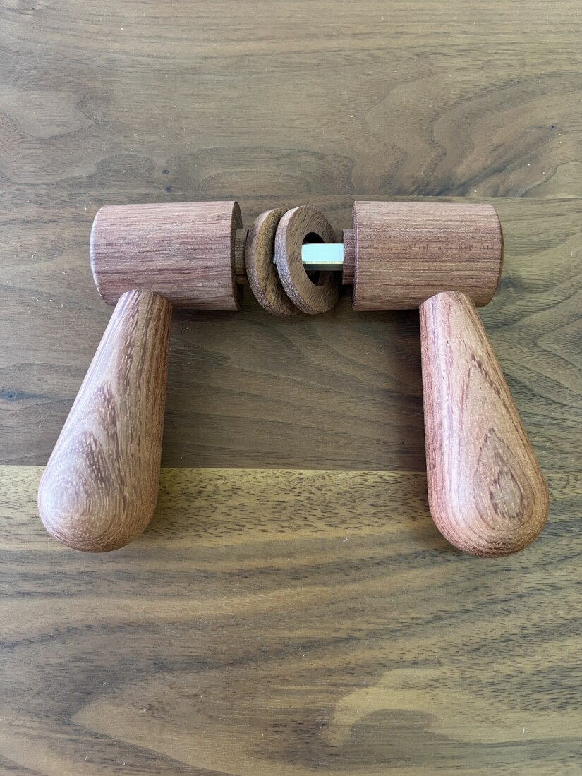 doorleverhandle　bubinga　 #06-004